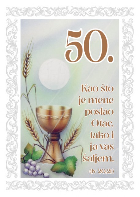 Čestitka za 50 godina svećenstva